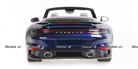 Porsche 911 (992) Turbo S Cabriolet 2020 Blue Metallic, 155069081, Minichamps 1:18
