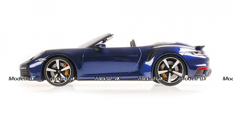 Porsche 911 (992) Turbo S Cabriolet 2020 Blue Metallic, 155069081, Minichamps 1:18