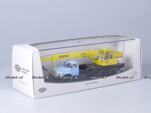 ЗИЛ 133 Автокран, голубой/желтый SSM1108