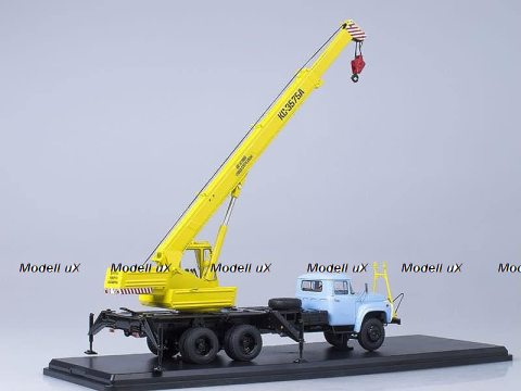 ЗИЛ 133 Автокран, голубой/желтый SSM1108