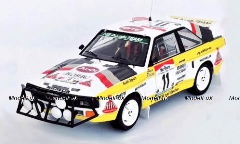 Audi Sport Quattro No.11 HB Audi Team Rally Bandama F.Braun/A.Fischer 1985, Trofeu 1:43