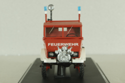 Mercedes Unimog 401 flatbed truck 4x4 Freiwillige Feuerwehr, 03118, Schuco 1:43