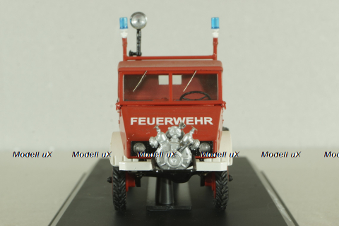 Mercedes Unimog 401 flatbed truck 4x4 Freiwillige Feuerwehr, 03118, Schuco 1:43