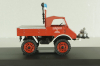Mercedes Unimog 401 flatbed truck 4x4 Freiwillige Feuerwehr, 03118, Schuco 1:43