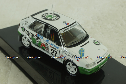 Skoda Felicia Kit Car No.27, Rally Schweden  1995, E.Triner/P.Stanc, RAC413A, Ixo 1:43