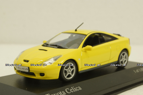 Toyota Celica (T23) 2000, yellow, 430168924, Minichamps 1:43