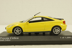 Toyota Celica (T23) 2000, yellow, 430168924, Minichamps 1:43