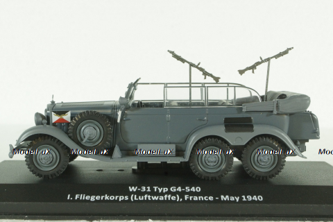 Mercedes G4 540 (W31), 1940 France, ALT-MB75, Altaya 1:43