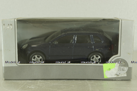 Porsche cayenne turbo 2008, blue,  Automax 1:43