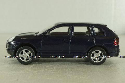 Porsche cayenne turbo 2008, blue,  Automax 1:43