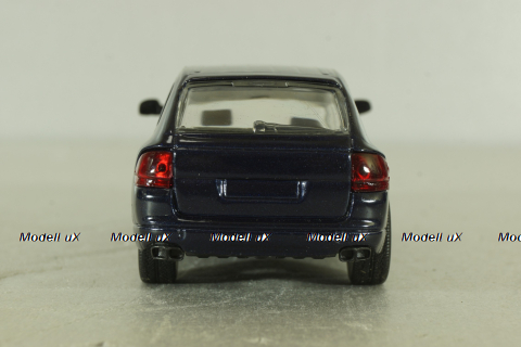 Porsche cayenne turbo 2008, blue,  Automax 1:43