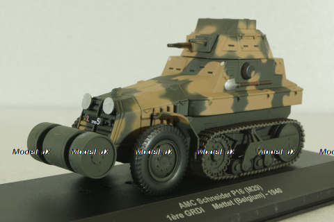 AMC Schneider P16 M29 1series GRDI Mettet (Belgium) 1940, Altaya 1:43