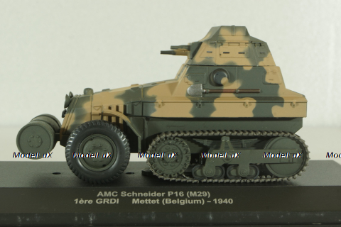 AMC Schneider P16 M29 1series GRDI Mettet (Belgium) 1940, Altaya 1:43