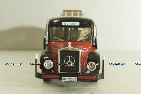 Mercedes O 10000 bus, red, AUTOBUS DAL MONDO #2, Hachette 1:43 
