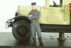 Зис-5 гражданский 1946, с фигуркой, Miniclassic 1:43