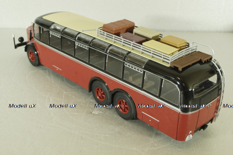 Mercedes O 10000 bus, red, AUTOBUS DAL MONDO #2, Hachette 1:43 