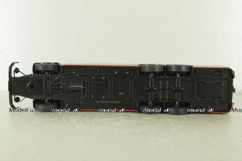 Mercedes O 10000 bus, red, AUTOBUS DAL MONDO #2, Hachette 1:43 