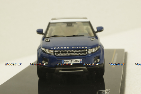 Range Rover Evoque, blue, MOC142, IXO 1:43 