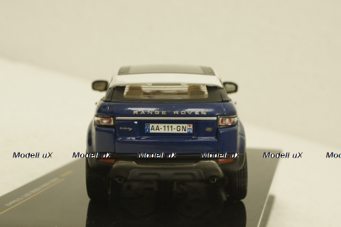 Range Rover Evoque, blue, MOC142, IXO 1:43 