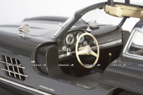 Mercedes 300SL W198, 1955, Dark Grey, 110037219, Minichamps 1:18