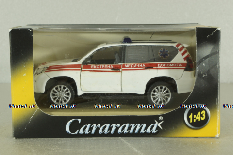 Toyota Prado 150 Медична допомога, білий, SAL003, Salah43 1:42