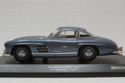 Mercedes 300 SL (W198), 1955, Light Blue, 110037220, Minichamps 1:18