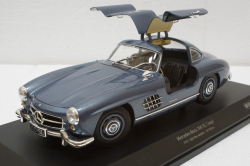 Mercedes 300 SL (W198), 1955, Light Blue, 110037220, Minichamps 1:18