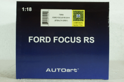 Ford Focus RS, 2016, grey, 72954, AutoArt 1:18