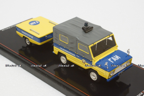 Луаз-969М Милиция с прицепом Скиф-2М, TruckTyr 1:43