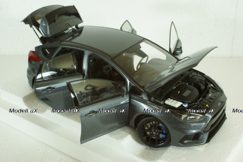 Ford Focus RS, 2016, grey, 72954, AutoArt 1:18