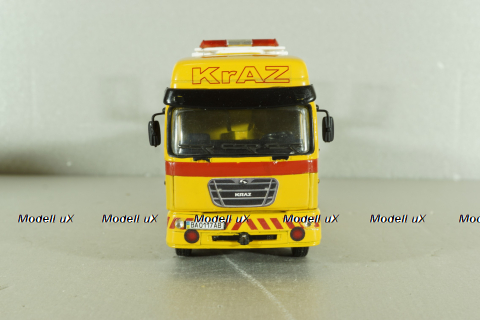 Краз-7133 эвакуатор, желтый, SAL001, Salah43 1:43