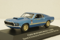 Ford Mustang Mach 1 Bonneville Salt Flats 1969, Ford Mustang Collection №9 1:43