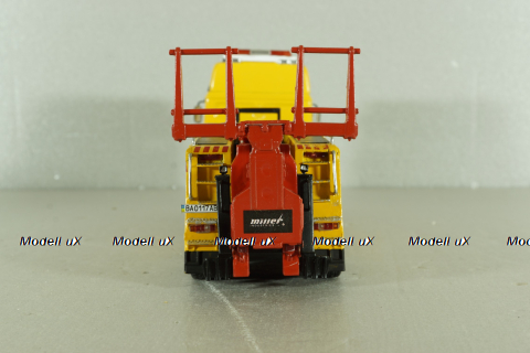 Краз-7133 эвакуатор, желтый, SAL001, Salah43 1:43