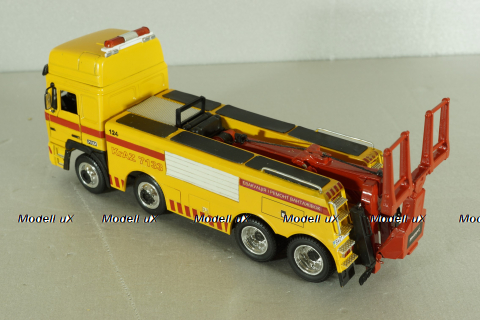 Краз-7133 эвакуатор, желтый, SAL001, Salah43 1:43