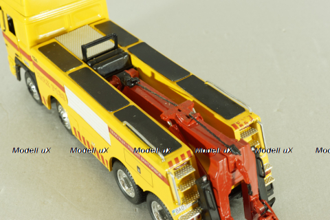 Краз-7133 эвакуатор, желтый, SAL001, Salah43 1:43