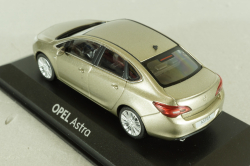 Opel Astra 2012 gold metallic, 07751000-10005, Minichamps 1:43  Уценка!