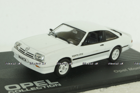 Opel Manta B GT/E 1977 white, OPC011, Opel Collection #11 1:43