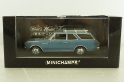 Opel Rekord (C) break 1966, blue, 430046111, Minichamps 1:43