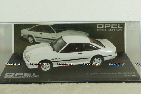 Opel Manta B GT/E 1977 white, OPC011, Opel Collection #11 1:43