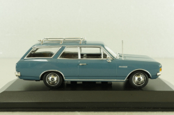 Opel Rekord (C) break 1966, blue, 430046111, Minichamps 1:43