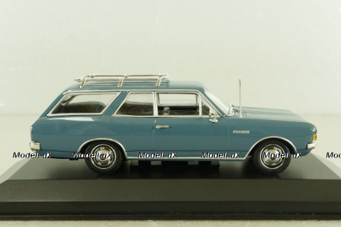 Opel Rekord (C) break 1966, blue, 430046111, Minichamps 1:43