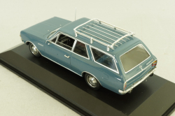 Opel Rekord (C) break 1966, blue, 430046111, Minichamps 1:43