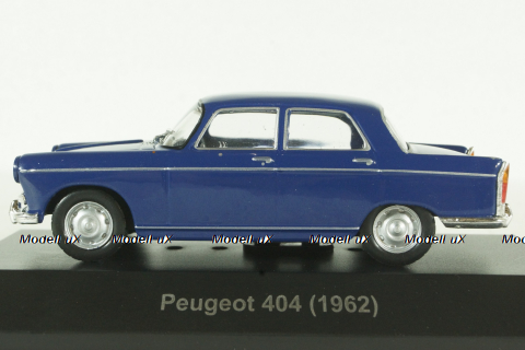 Peugeot 404, 1962, blue, Grandes Autos, Altaya 1:43
