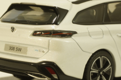 Peugeot 308 Sw Gt Pearl White 2021, 473937, Norev 1:43