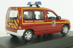 Citroën Berlingo Firefighters (Medical Assistance) 2004, red, 155722, Norev 1:43