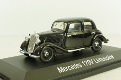 Mercedes 170V (W136) Limousine 1936, black, 02361, Schuco 1:43