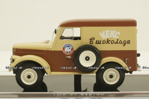 Газ-69 фургон "Кекс в шоколаде", TruckTyr 1:43
