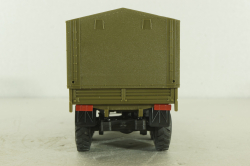 Камаз-43105 с тентом, поворотный мост, хаки, Элекон 1:43