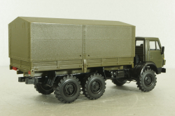 Камаз-43105 с тентом, поворотный мост, хаки, Элекон 1:43