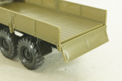 Камаз-43105 с тентом, поворотный мост, хаки, Элекон 1:43